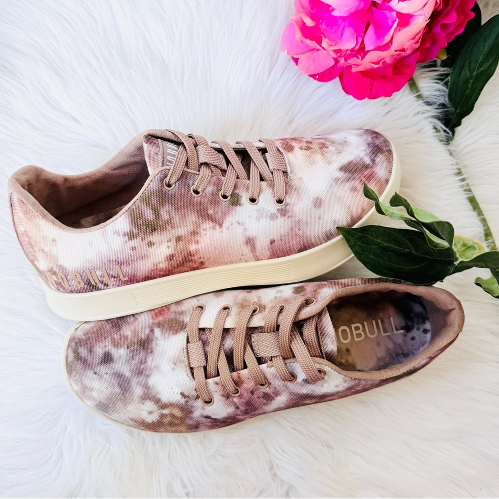 NOBULL Earth Tie-Dye Canvas Trainers